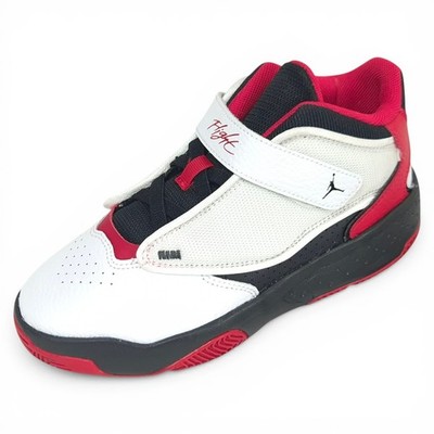 Jordan Max Aura 4 (PS) Flight DQ8403-106 kinder Sneaker weiss schwarz rot Neu