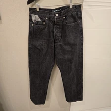 Rockmith raw selvedge jeans size 34x28 button fly