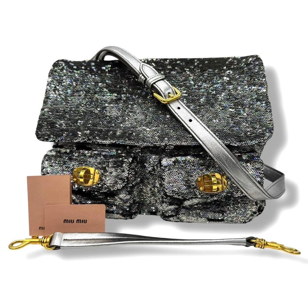 Sequin Bags & Miu Miu Handbags for Women for sale | eBay