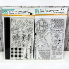 Simon Says Stamp DREAM COME TRUE Choose Joy Castle Spring Rubber Stamps
