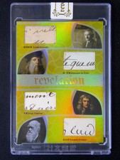 10/10≈1/1 2025 Eternal Revelation Albert Einstein/Isaac Newton 4 Relic Gold