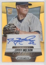 2014 Panini Prizm Auto Gold Prizm 8/10 Jimmy Nelson #JN Auto 0j6