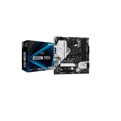 ASRock B550M PRO4 Supports 3rd Gen AMD AM4 Ryzen  / Future AMD Ryzen  Processors