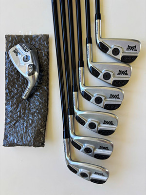 PXG 0311T GEN5 Iron Set 5-PW, GW head RH Stiff MMT 125s graphite, used 3 rounds