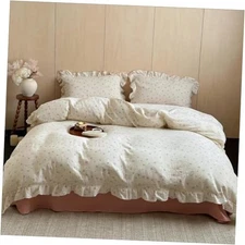  Chic Shabby Vintage Floral Duvet Cover Twin for Kids Twin (68"x86") Primrose