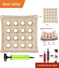 Inflatable Seat Cushions for Pressure Relief, Wheelchair Air Cushion for Bed ...