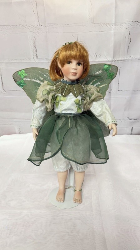 Felicity Shamrock Fairy Of Luck And Abundance Doll