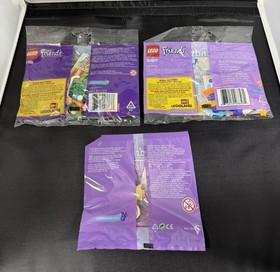 LEGO Friends 30405 and 30400 and 6043173 Polybag Bundle, New, Sealed.