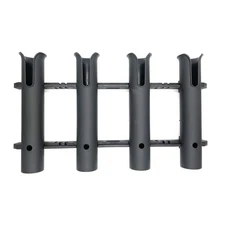 Wall Mounted Fishing Rod Holders Tubes Links Fishing Rod Holder Rack Rests (4...