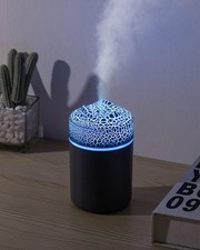 Portable Mini Humidifier, Colorful Volcanic Texture, 300mL Cool Mist Humidifi...