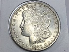1901-P Morgan Dollar in extremely fine/almost uncirculated