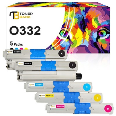 5 XXL Toner für OKI C332 C332DN C332DNW MC363 MC363 DN MC363 DNW MC 363N