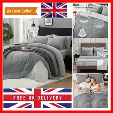 Twin XL Comforter Set 5 Pieces Bed in A Bag - Soft Microfiber Reversible Twin...