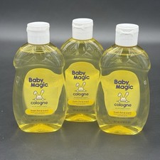 Baby Magic Cologne Lot of 3 Hypoallergenic Alcohol-Free Floral Scent 7 Fl Oz New