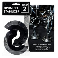 2Pack Drum Hooves Stabilize Drumset NonSlip Accessories Kick Bass Pedals