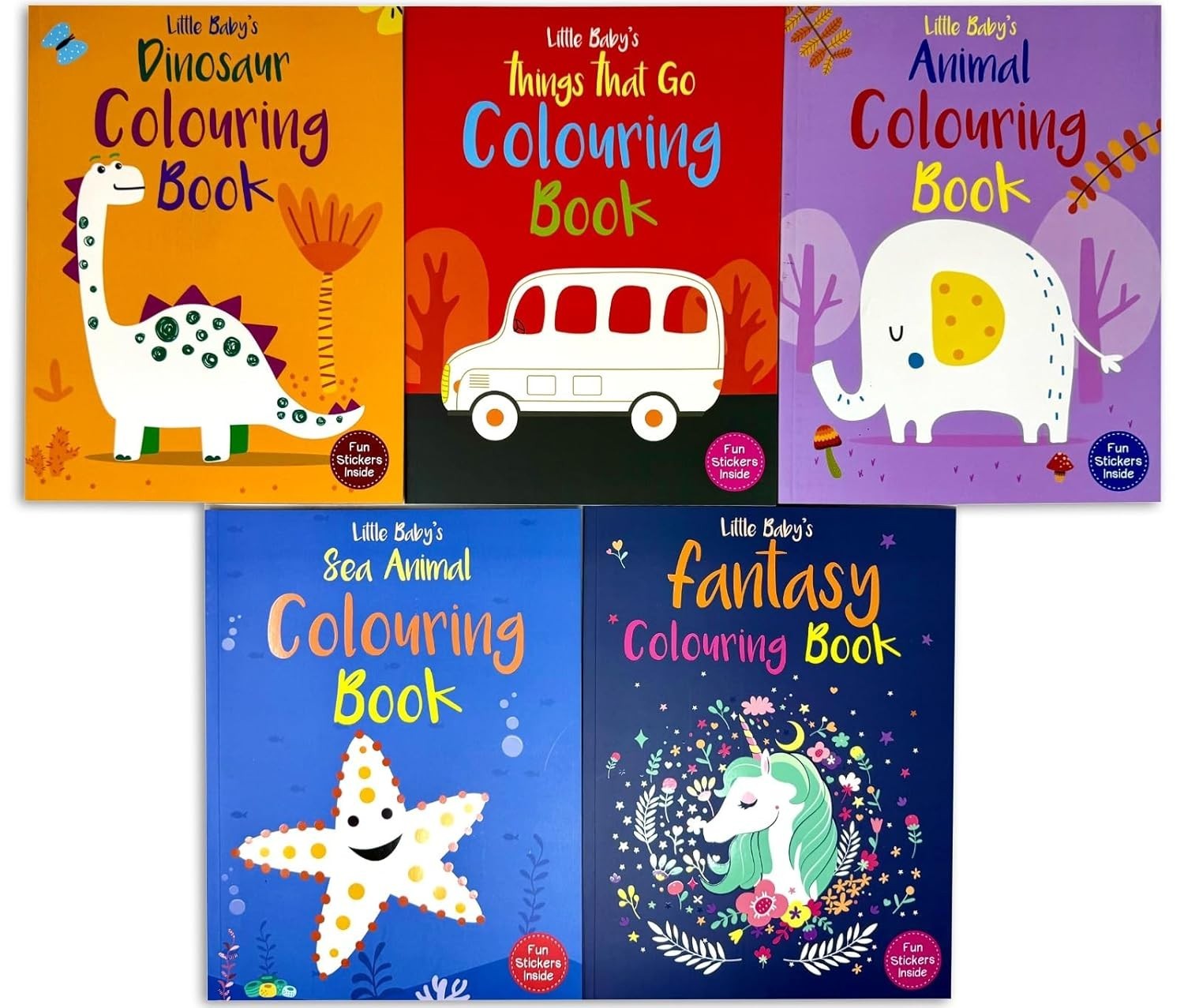 Little Baby’s First Colouring Books Collection 5 Fun Colouring Books Paperback