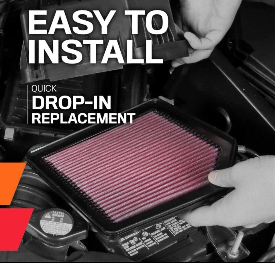 K&N 33-2293 Hi-Flow Air Intake Filter for 2003-2013 Mazda 3 2.0L Except Skyactiv - image 4 of 4