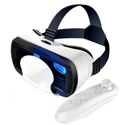 VR Headset mit Controller für Smartphone 5-7 Zoll Bildschirmgröße ABS Materia