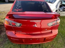 2011 11 Mitsubishi Lancer Trunk Lid Hatch Tailgate Liftgate W Spoiler Red 74954 2011 11 Mitsubishi Lancer Trunk Lid Hatch Tailgate Liftgate W Spoiler Red 74954