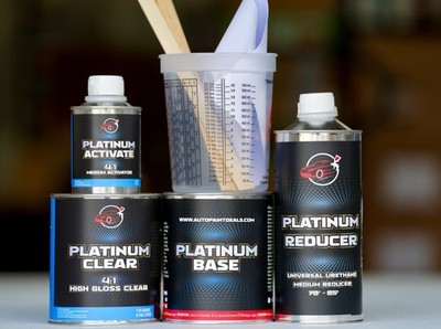 Alfa Romeo QUART UNREDUCED Paint, Reducer + Clearcoat KIT PICK YOUR COLOR!