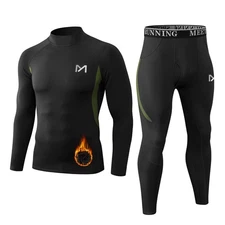 Thermal Underwear for Men, Winter Gear Long Johns Base Layer Top and Bottom S...