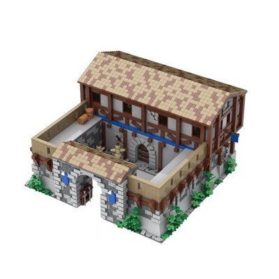 Compatible Medieval Village   Barracks 3692 Pieces Building Toys Set