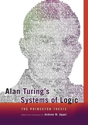 Andrew W. Appel Alan Turing's Systems of Logic (Taschenbuch) (US IMPORT)