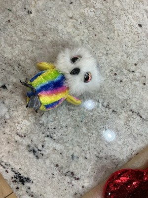 Tactic Games Lumo Stars COLORFUL RAINBOW OWL 6'' Plush Stuffed Animal Toy