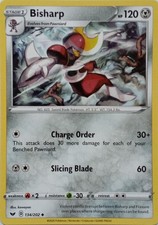 134/202 BISHARP | UNCOMMON | SWORD & SHIELD POKEMON CARD