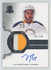 2016-17 UD The Cup Rookie Patch Auto Nick Baptiste RC Auto 225/249 #118