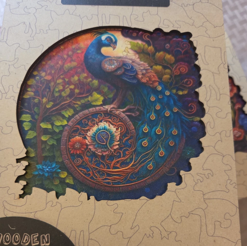 Quordle Puzzles set of 3 Birds Large Wooden Pieces Multicolor Jigsaw Complete - Image 2 of 4