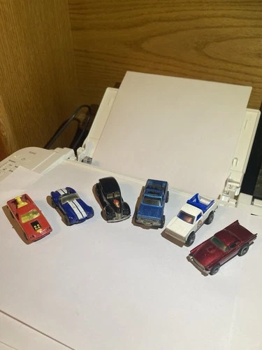 1970’s 80’s Hot Wheels Real Riders Original Vintage Cobra T Bird Trucks Lot Of 6