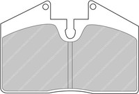BremsbeläGe Ferodo Racing FCP451H FüR Ferrari Lamborghini Maserati Porsche