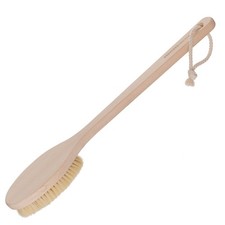 REDECKER Beechwood Bath and Shower Brush - Boar Bristle Back Brush Shower - 17-3
