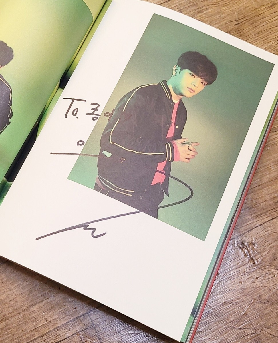 STRAY KIDS SKZ ALBUM WOOJIN Fan signing event +handwritten message