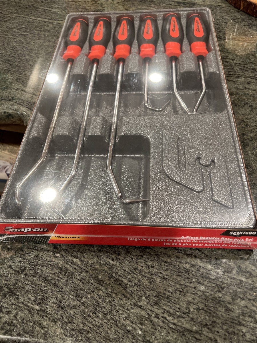 Snap-on sgrht6bo 6 pc radiator hose pick set sgrht6BO orange