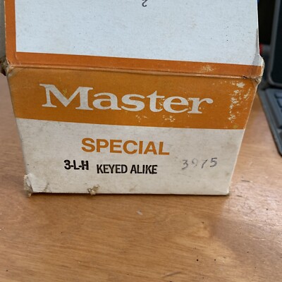 Master lock Special 3-LH Lot of 6 