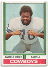 1974 Topps #54 Rayfield Wright Dallas Cowboys 3AR