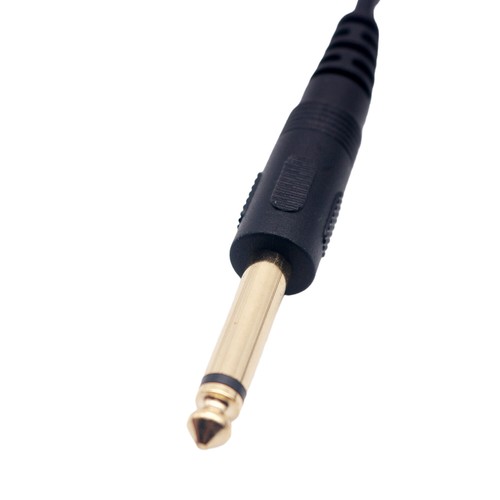 6.35mm 1/4" Mono Plug Male to Dual 6.35mm Jack Female Splitter Adapter Cable 1ft - Picture 6 of 7