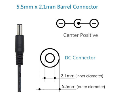 Alimentatore 12v 1A Con Cavo Da 1 Metro Per Strisce Telecamere - Foto 7