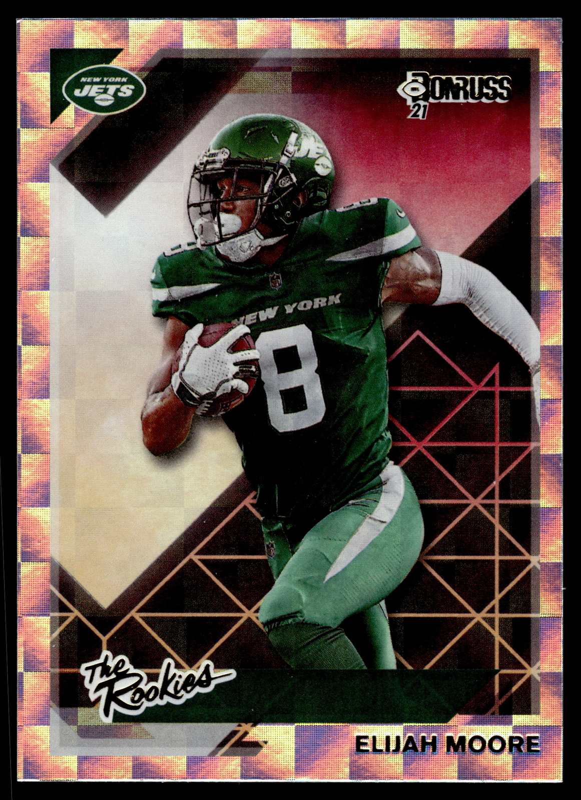 Elijah Moore 2021 Donruss The Rookies Card #TR-EMO