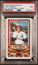 1982 Perma-Graphics Gary Carter PSA 9