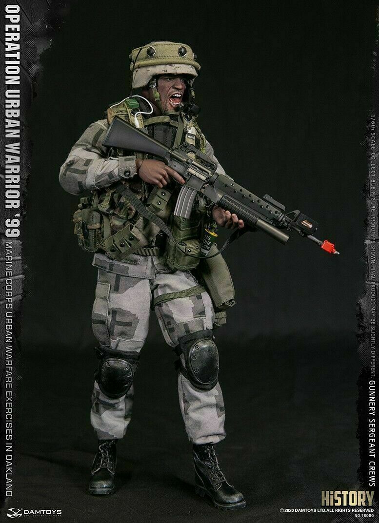 DAMTOYS78080アメリカ海兵隊アーバンウォリアー作戦クルース一等軍曹 1:6 DAMTOYS 78080 Operation Urban Warrior 99 Gunnery Sergeant