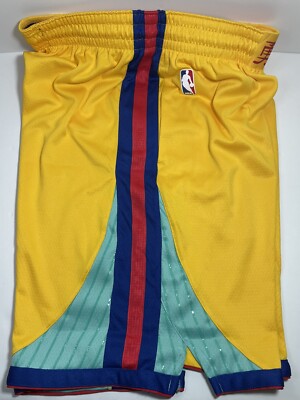 Nike Golden State Warriors New Year NBA Swingman Shorts AJ1254-728 Size  Medium