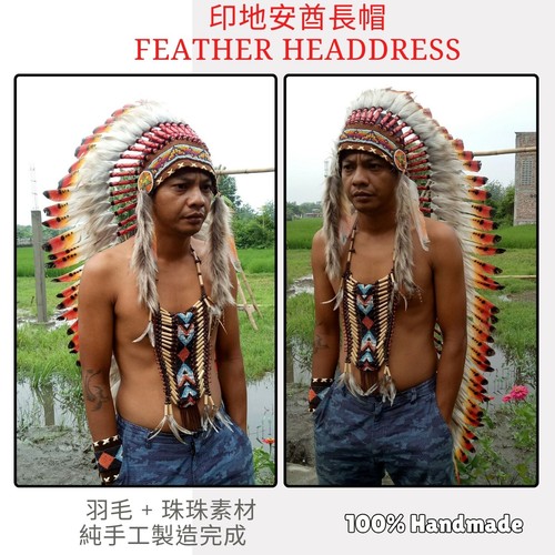 Carnival Headdress Cosplay Headdress Indigenous Style Headdress Western Costume - Picture 2 of 20