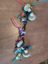 Hanging Toy For Birds Medium /Small Bells And Chewables Multiple Configurations
