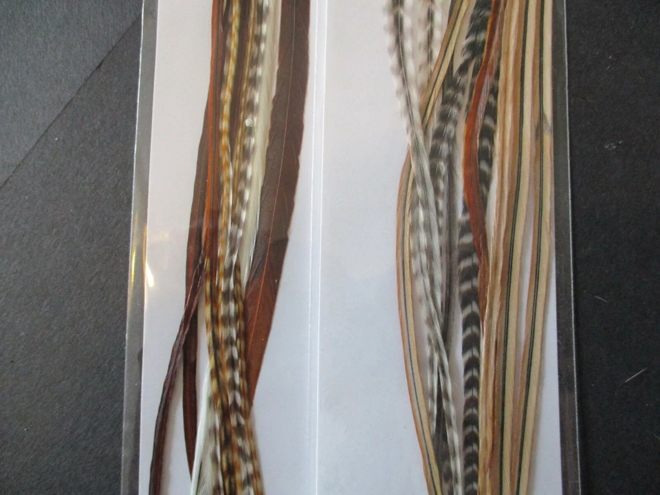 AWESOMEFEATHERS feather hair extensions naturals x 30 real 5-11 inch for my hair feathers ebay