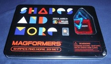 Magformers 33-Piece Set Shapes and More Tin- NIP