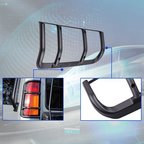 2X Rear Light Guards Black STC53194 for Land Rover Discovery 1999-2004 - Picture 4 of 14