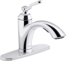 Sterling by Kohler 24273-CP Ludington Pull-Out Kitchen Sink Faucet Single-Handle
